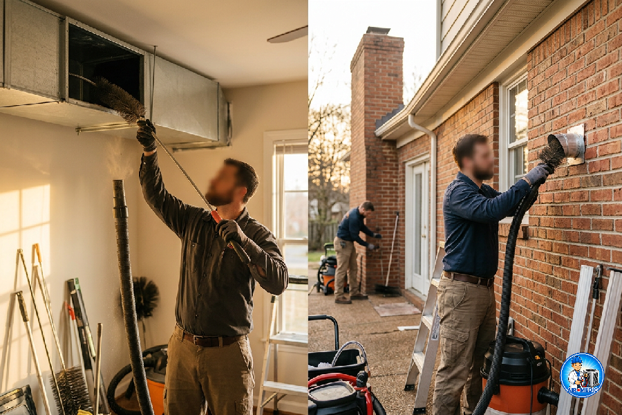 Air Duct, Dryer Vent, and Chimney Cleaning in Nashville, TN